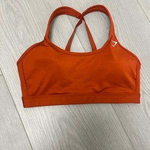 gymshark cayenne red bra